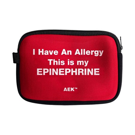 Aek Bag / Pouch, 7.25" L, 5" W, Red EN9379